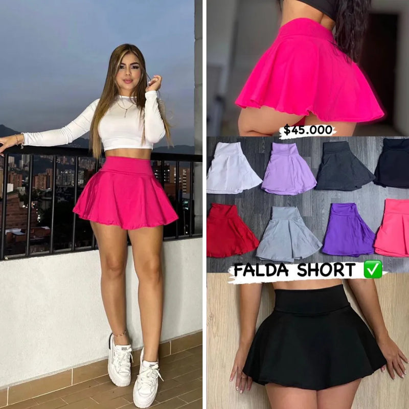 Conjunto falda y camibuso